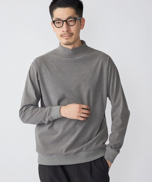 SHIPS: モイスチャー ハイネック プルオーバー 22FW