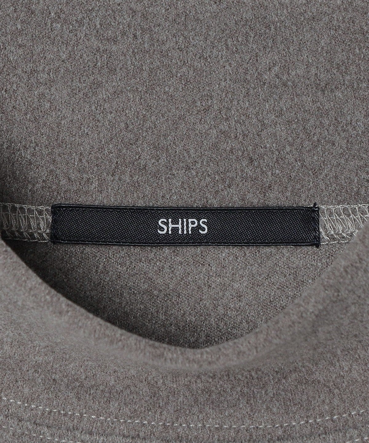 SHIPS: モイスチャー ハイネック プルオーバー 22FW