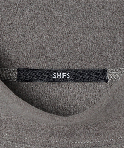SHIPS: モイスチャー ハイネック プルオーバー 22FW