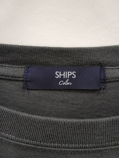 SHIPS Colors:ロゴ プリント TEE (ロンT)