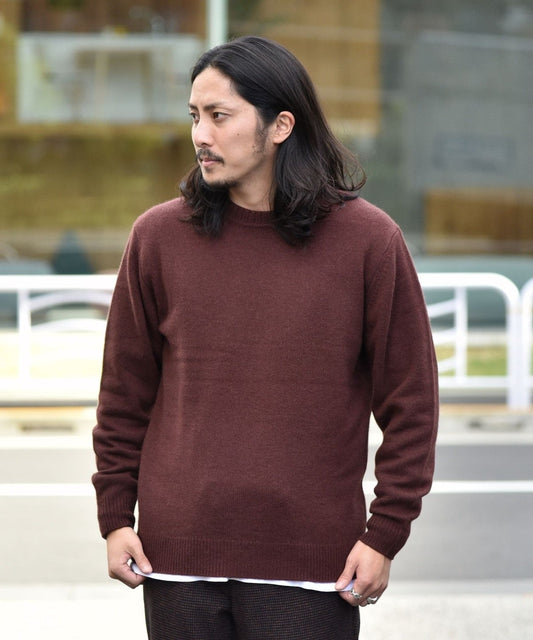 SHIPS: 2PLY カシミヤ クルーネック プルオーバー