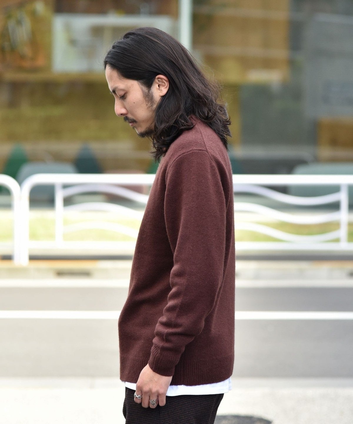 SHIPS: 2PLY カシミヤ クルーネック プルオーバー