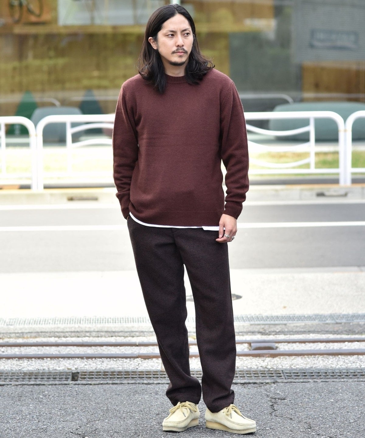 SHIPS: 2PLY カシミヤ クルーネック プルオーバー