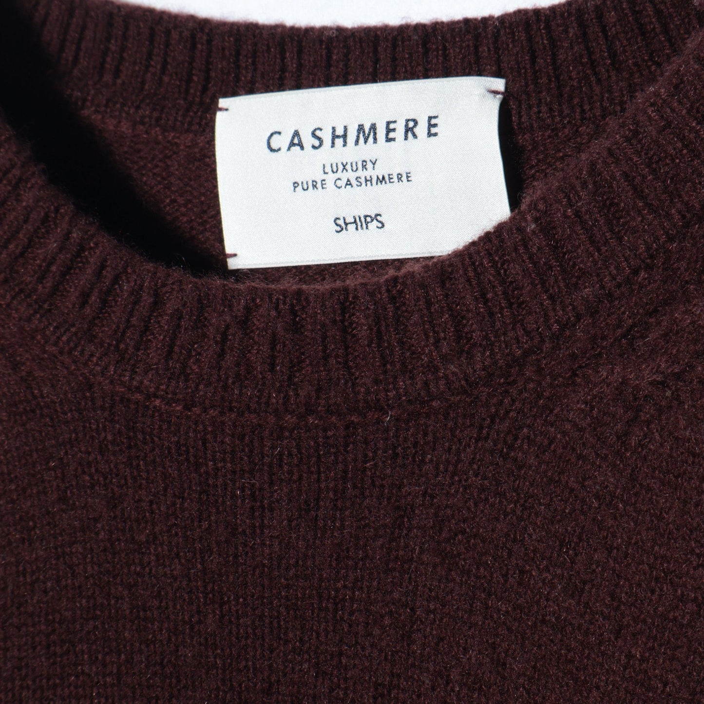 SHIPS: 2PLY カシミヤ クルーネック プルオーバー