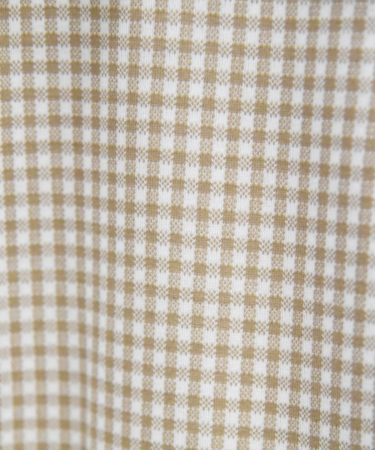 SHIPS:ALBINI ジャージー ギンガムチェック イタリアン ワイドカラー シャツ