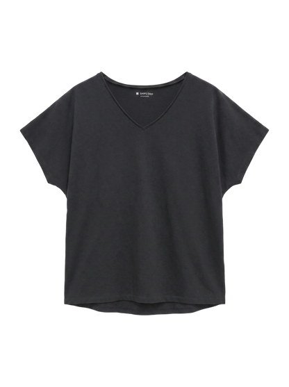 SHIPS Days STANDARD: ソフトコットン Vネック TEE