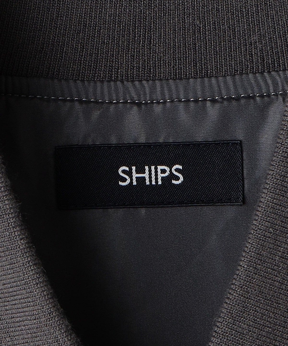 SHIPS: ウール ボア パイル リブ ブルゾン