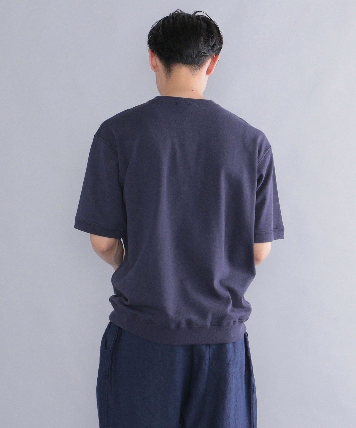 SHIPS: スヴィン コットン スウェット Tシャツ