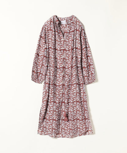 ZEN ETHIC:リーフプリント ワンピース