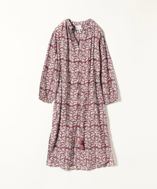 ZEN ETHIC:リーフプリント ワンピース