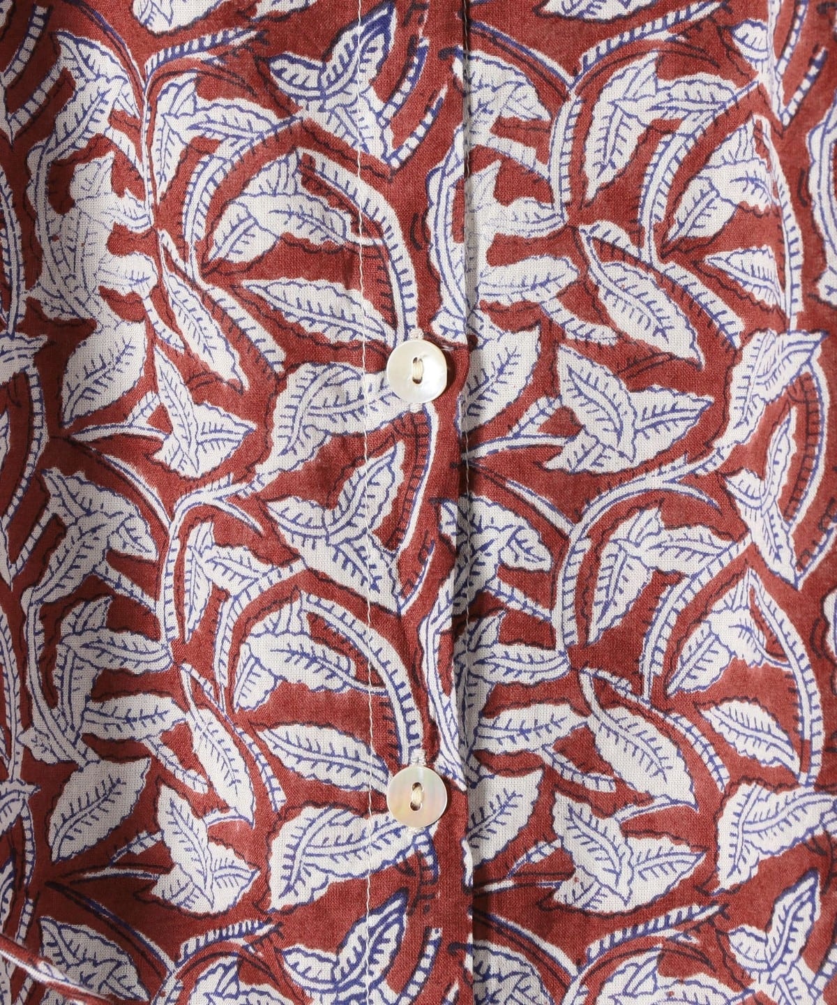 ZEN ETHIC:リーフプリント ワンピース