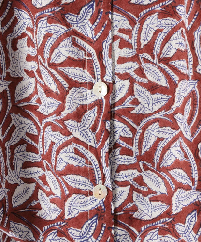 ZEN ETHIC:リーフプリント ワンピース