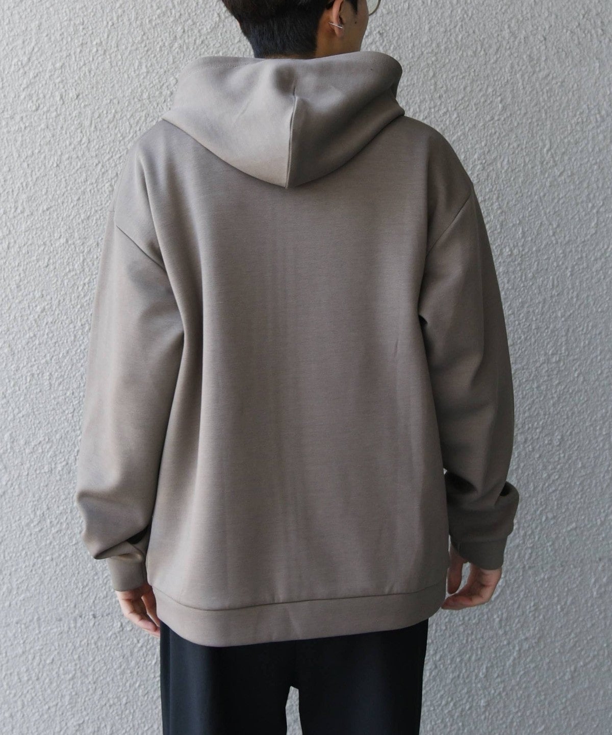 SHIPS any:  ワイドシルエット ポンチ ジップアップ パーカー