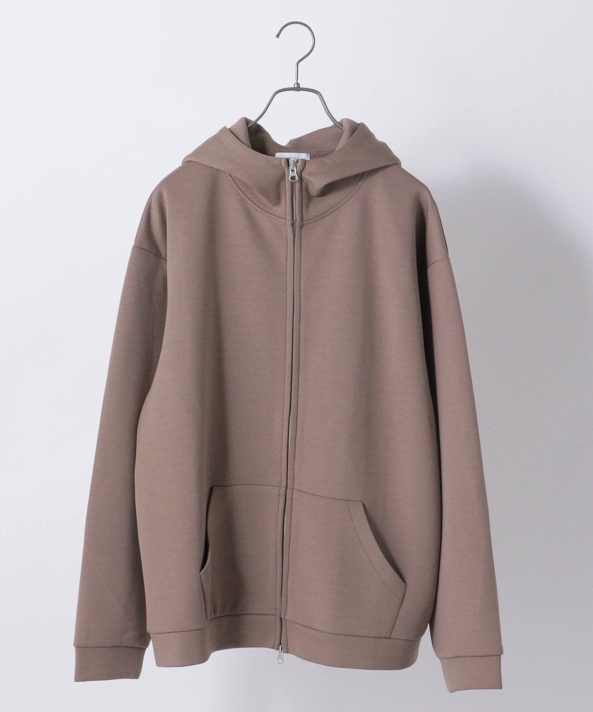SHIPS any:  ワイドシルエット ポンチ ジップアップ パーカー