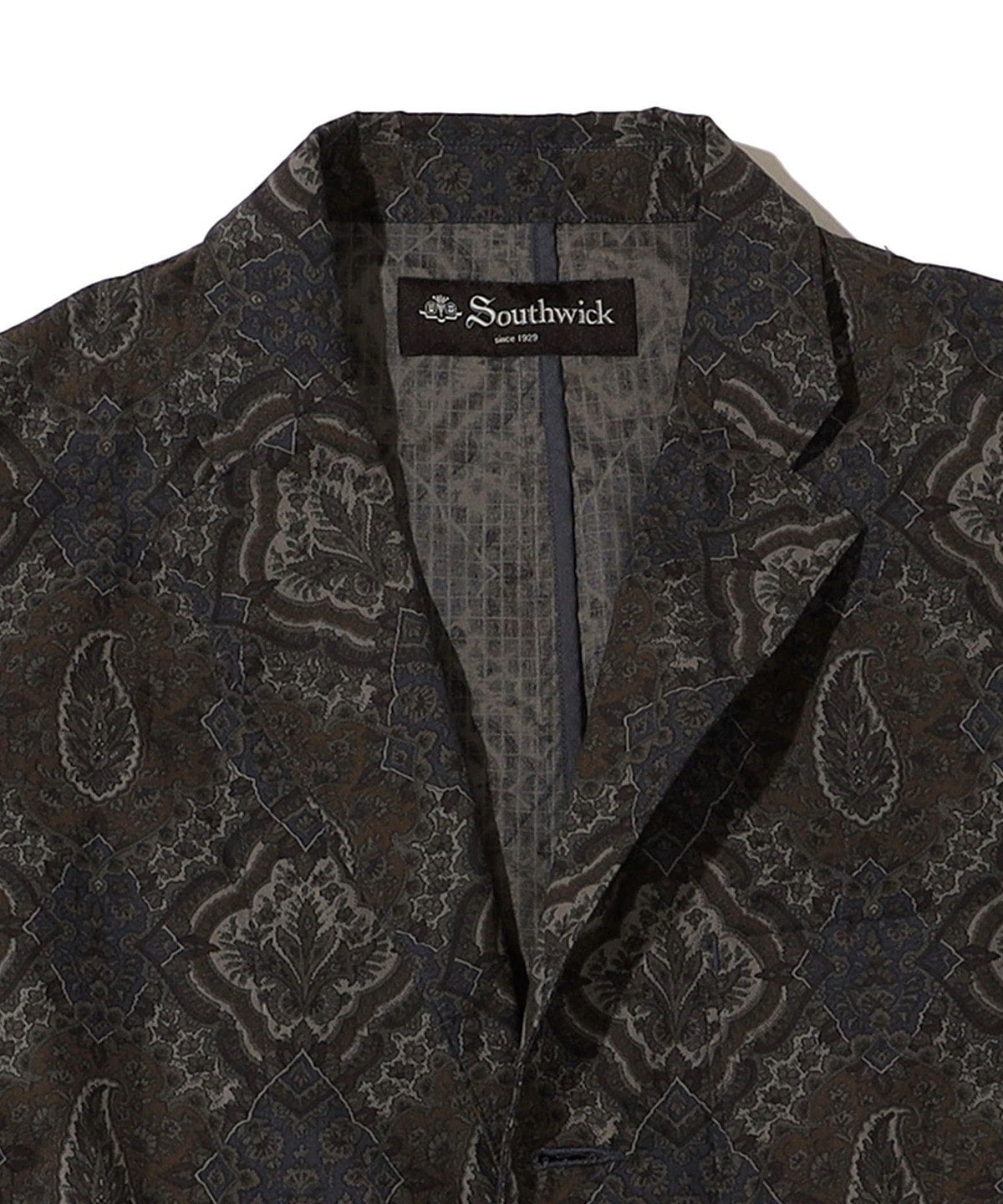 Southwick Gate Label: コロニアルプリント 3Bジャケット