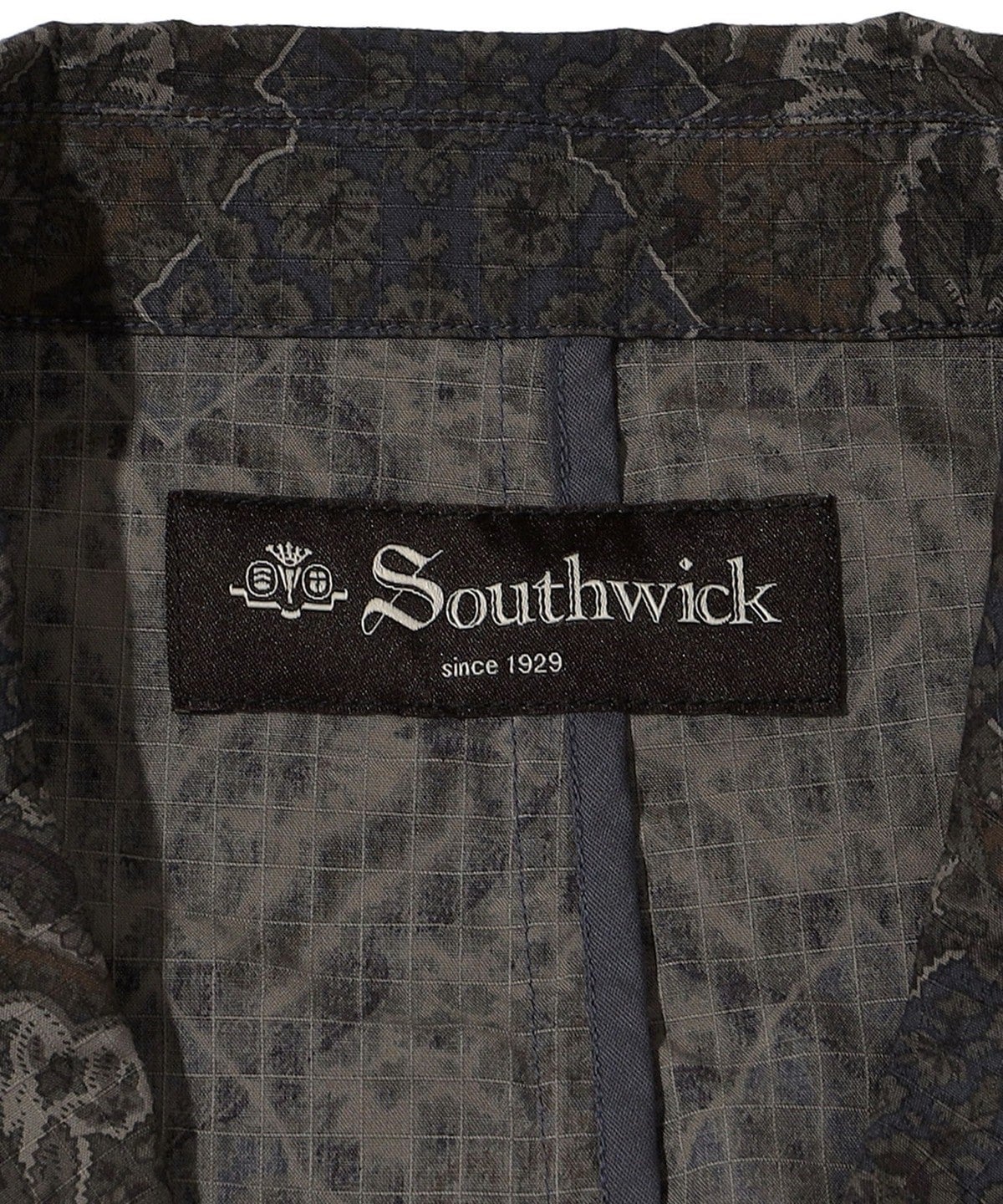 Southwick Gate Label: コロニアルプリント 3Bジャケット