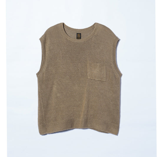 BATONER:FADE HEMP C/N VEST