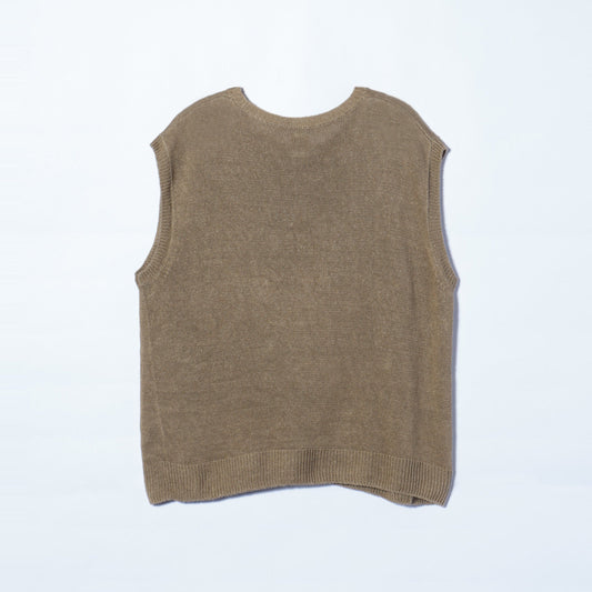 BATONER:FADE HEMP C/N VEST