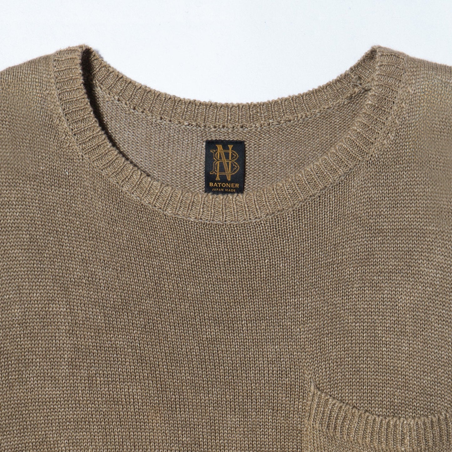 BATONER:FADE HEMP C/N VEST