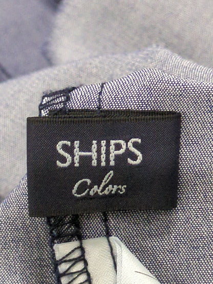 SHIPS Colors:〈洗濯機可能〉シャンブレー スキッパーシャツ