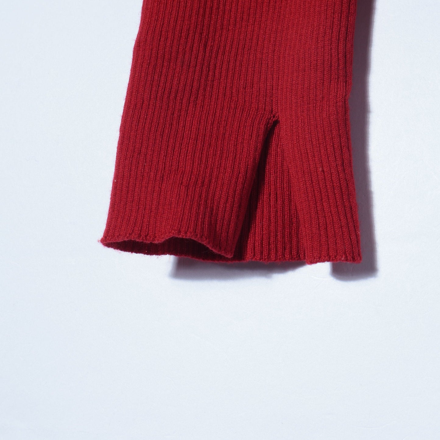 〈手洗い可能〉ウールリブロングスリーブプルオーバー