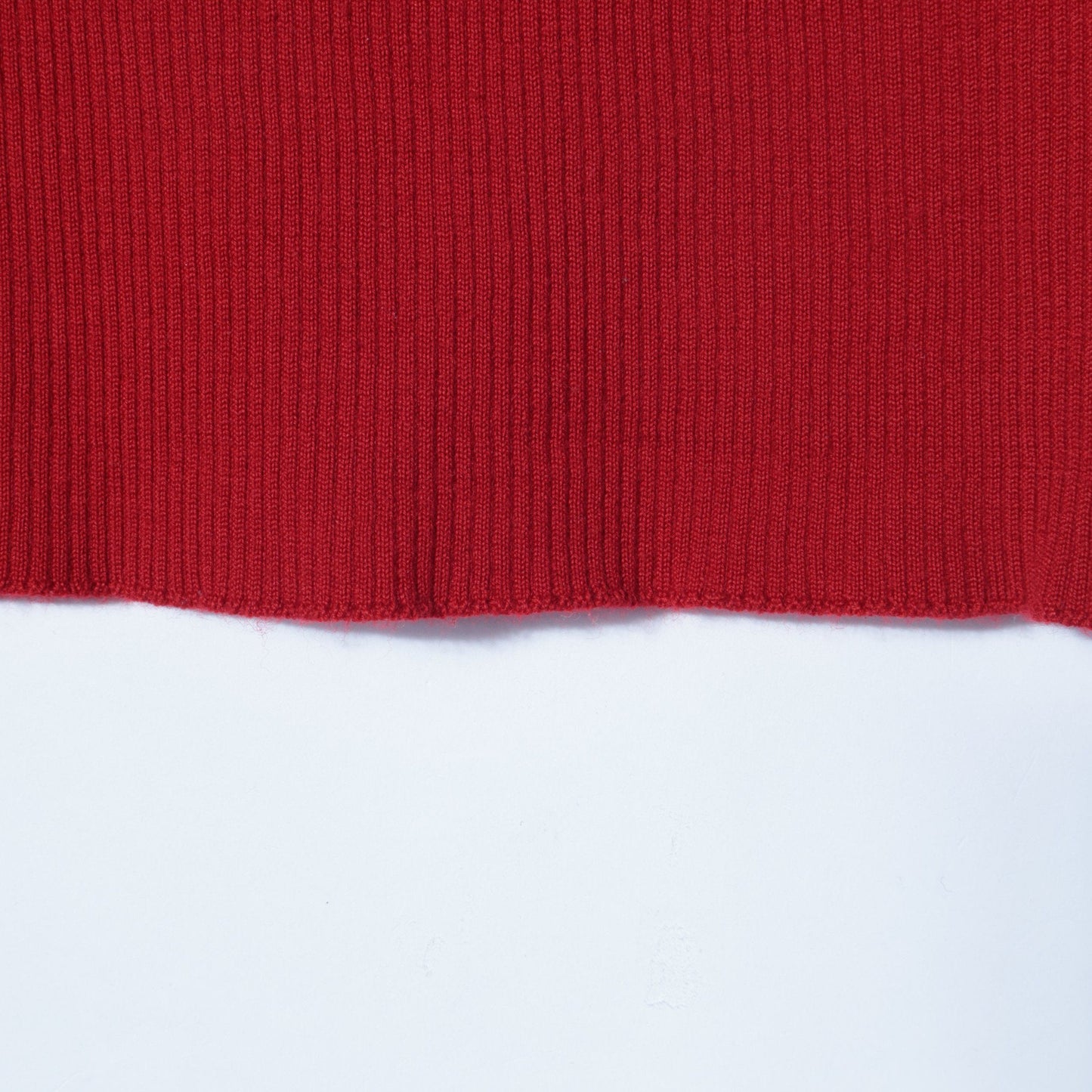 〈手洗い可能〉ウールリブロングスリーブプルオーバー