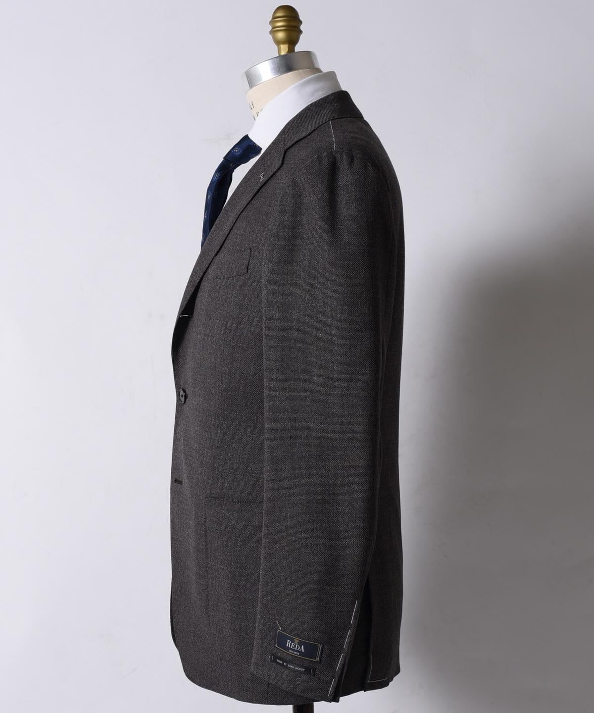 RING JACKET x REDA x SHIPS 46サイズ SD: 【RING JACKET×REDA×SHIPS】 メランジ ジャケット（ブラウン
