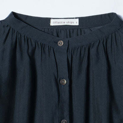 DRAPE GATHER BL