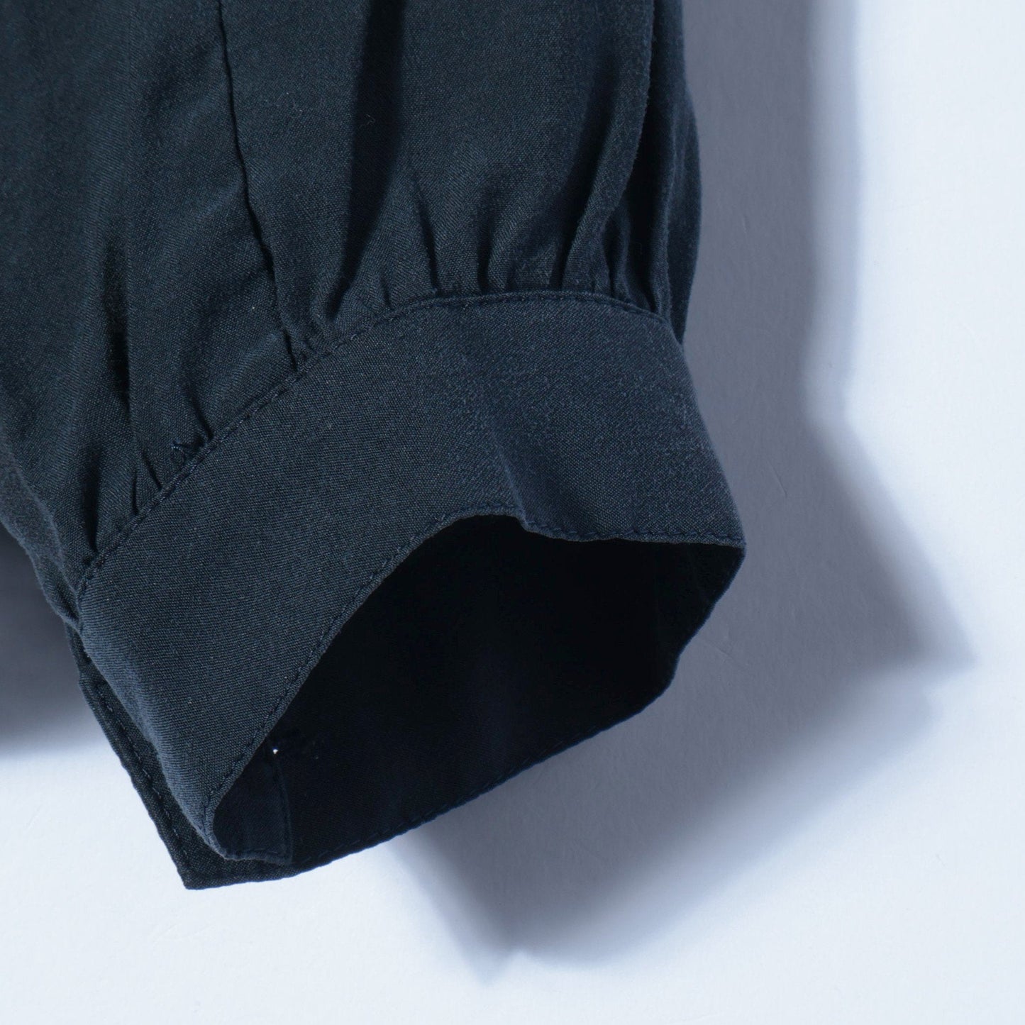 DRAPE GATHER BL