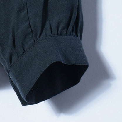 DRAPE GATHER BL