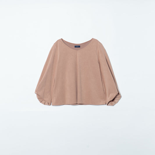 SHIPS:FAKE SUEDE PUFF/SL BL