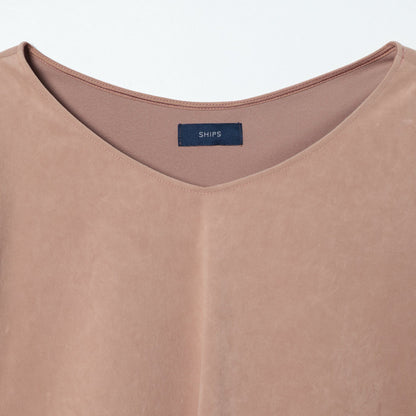 SHIPS:FAKE SUEDE PUFF/SL BL