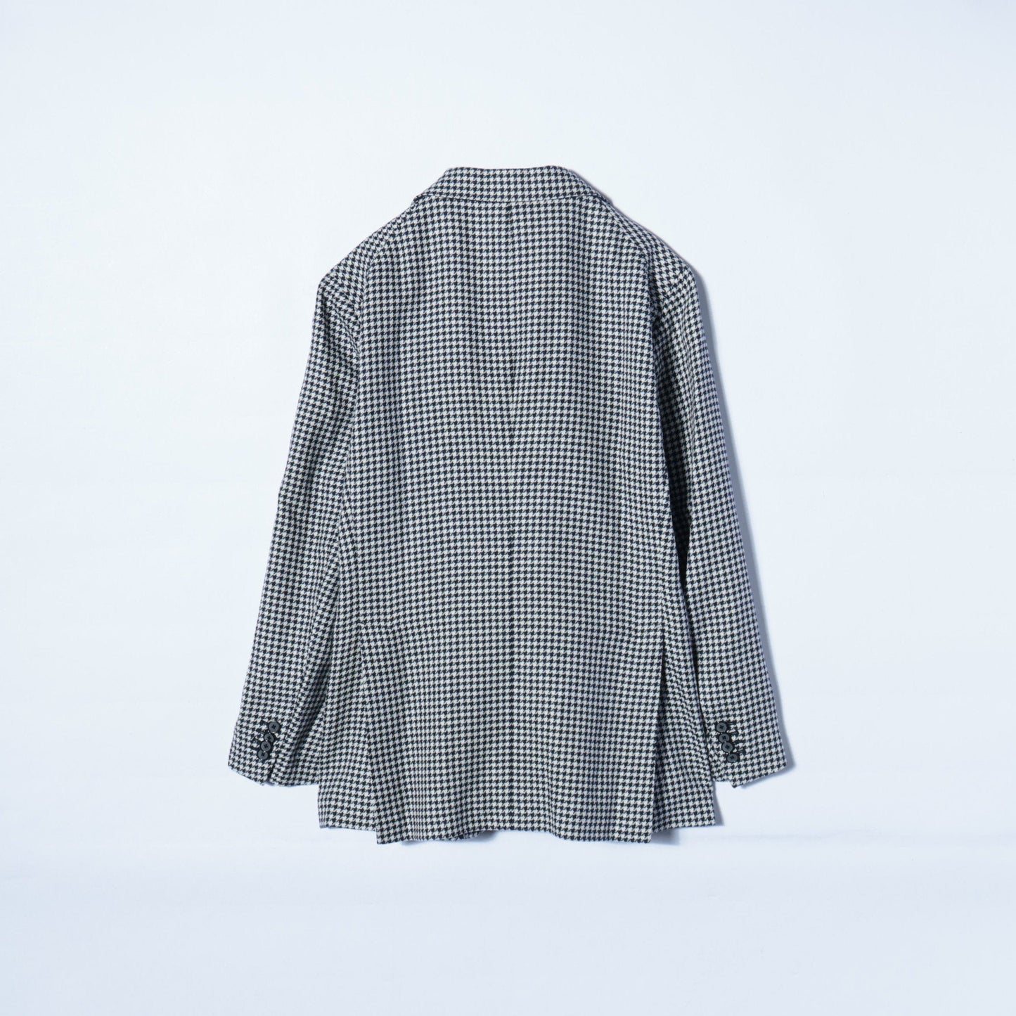 TAGLIATORE:コットン リネン ハウンドトゥース シングル2B ジャケット