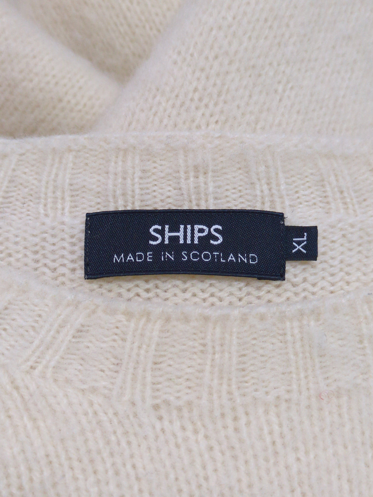 SHIPS: HARLEY OF SCOTLAND ウォッシャブル シャギー クルーネック ニット