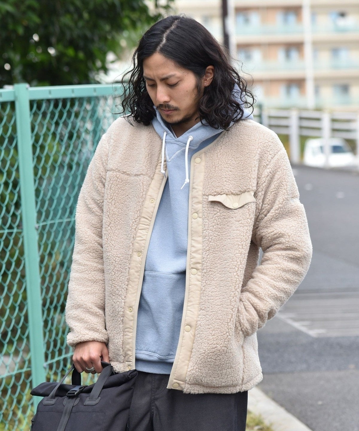 【SHIPS別注】Columbia: リバーシブル ボア フリース ジャケット 20FW