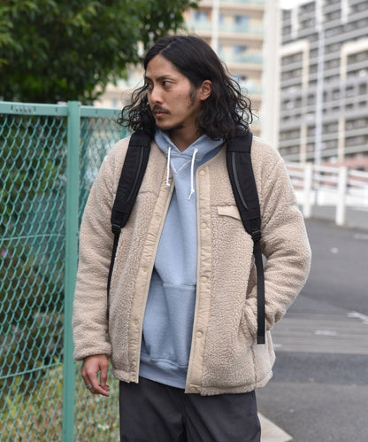 【SHIPS別注】Columbia: リバーシブル ボア フリース ジャケット 20FW