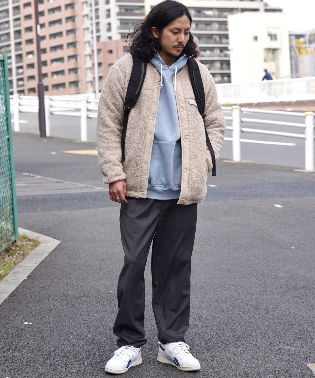 【SHIPS別注】Columbia: リバーシブル ボア フリース ジャケット 20FW