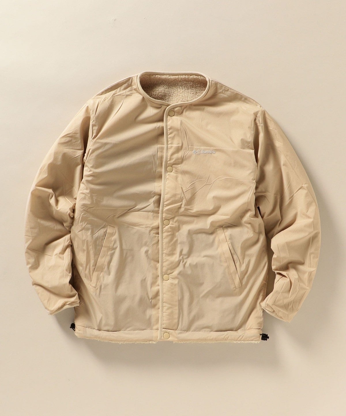 【SHIPS別注】Columbia: リバーシブル ボア フリース ジャケット 20FW