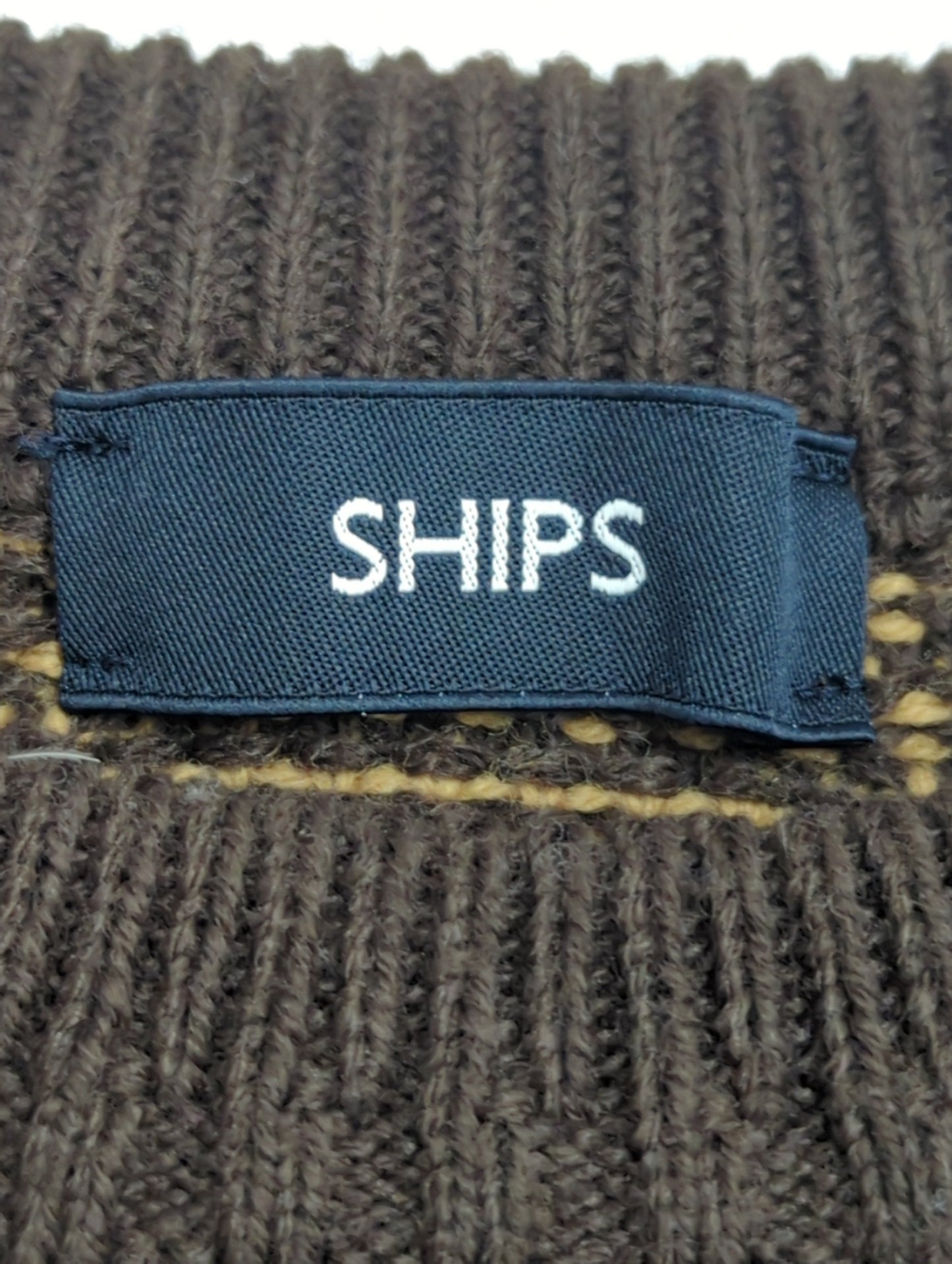 SHIPS:〈手洗い可能・抗菌・防臭〉 ホールガーメントニット プルオーバー