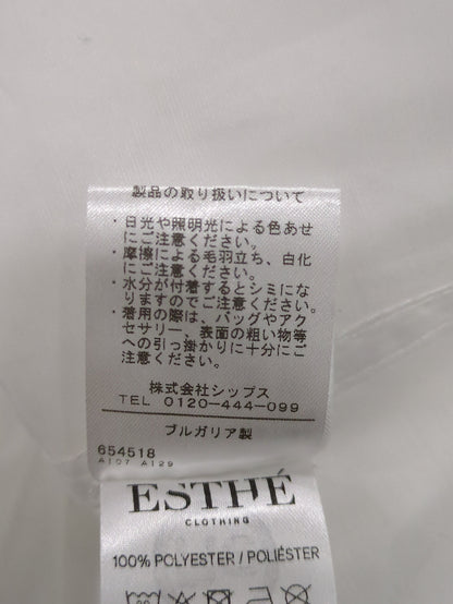 ESTHE:〈手洗い可能〉オーバーサイズ シャツ