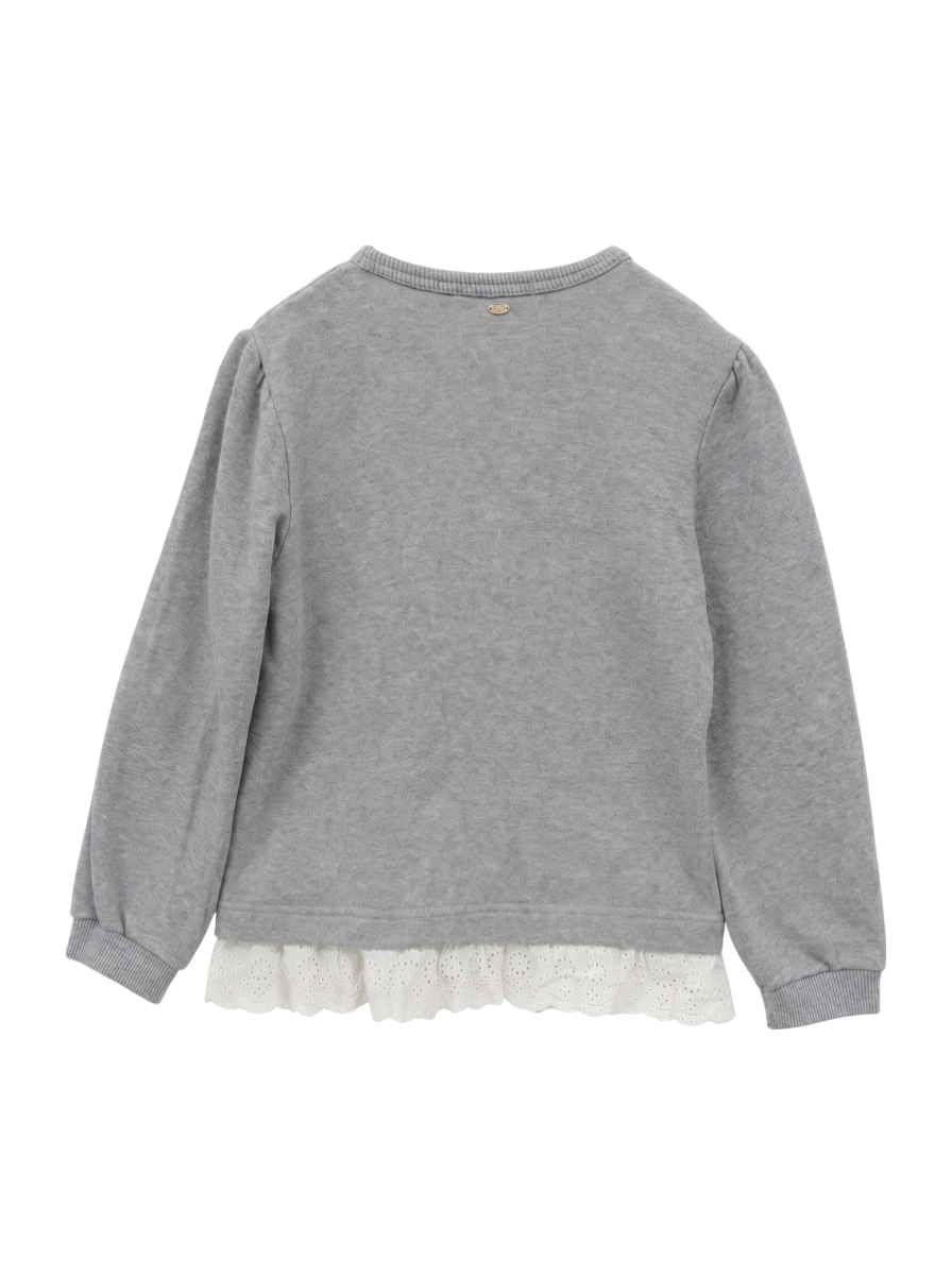 SHIPS KIDS:レース フリル スウェット(100〜130cm)