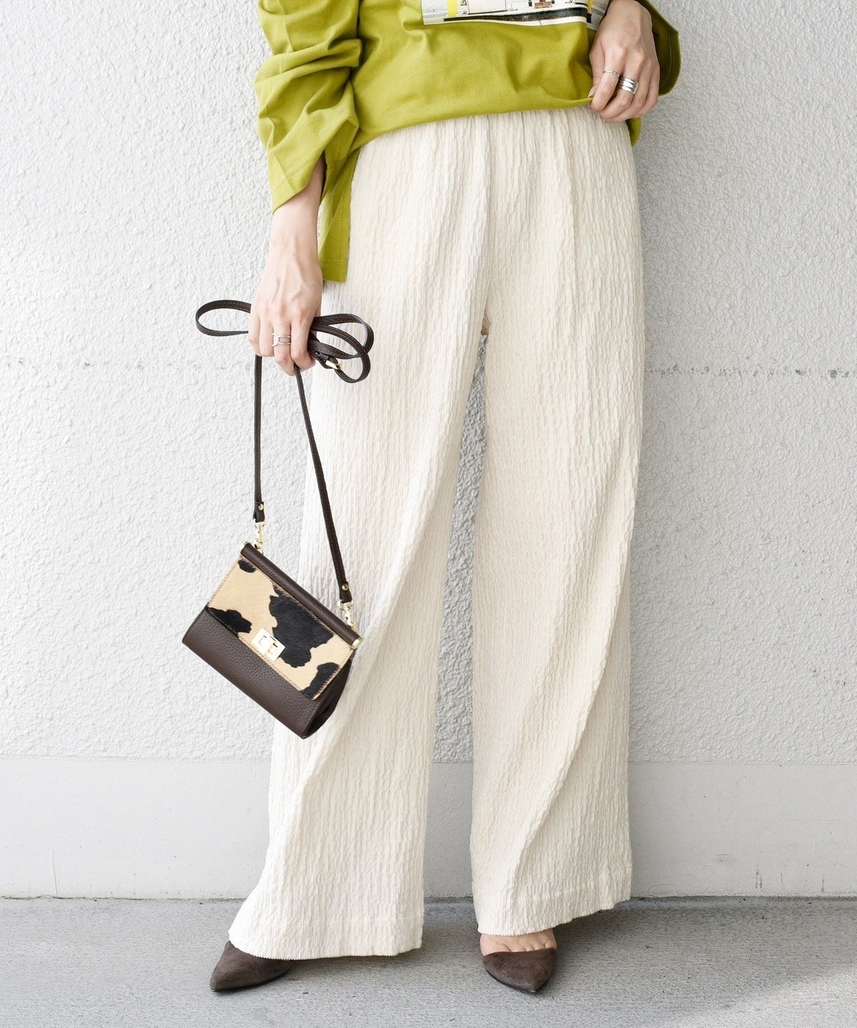 【WEB限定】シャーリングコーデュロイイージーパンツ