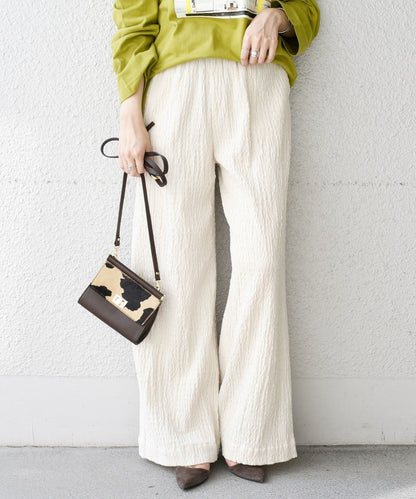 【WEB限定】シャーリングコーデュロイイージーパンツ