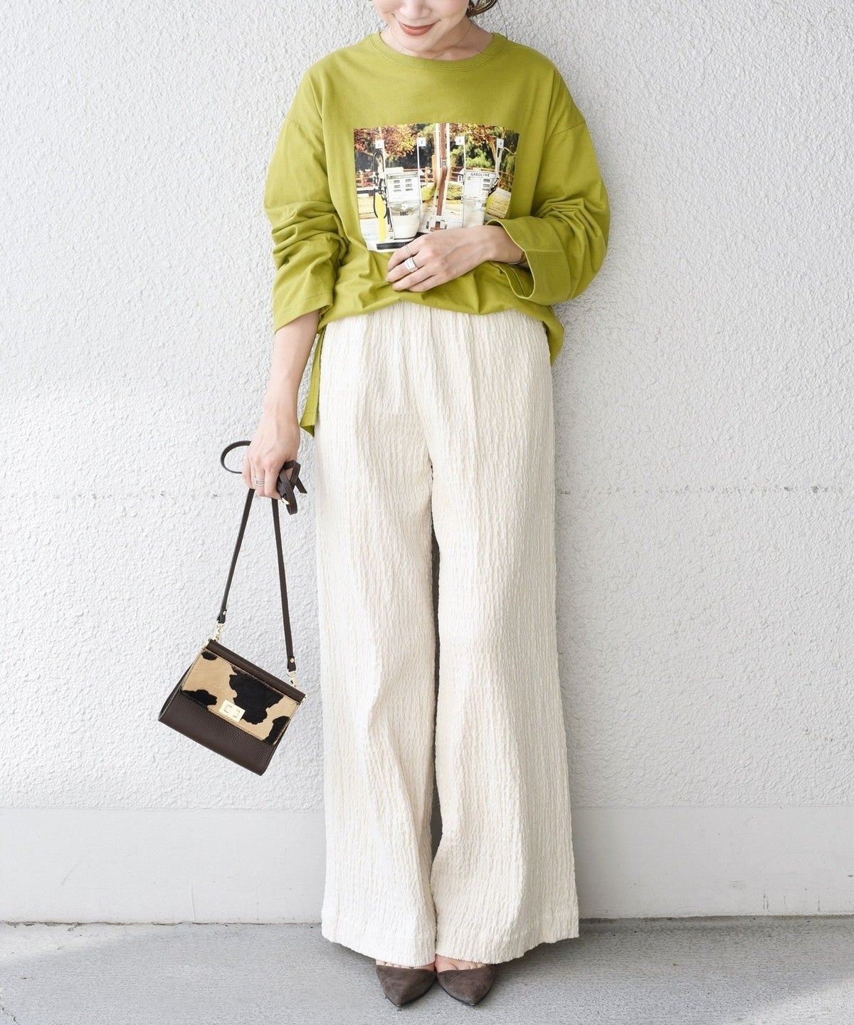 【WEB限定】シャーリングコーデュロイイージーパンツ