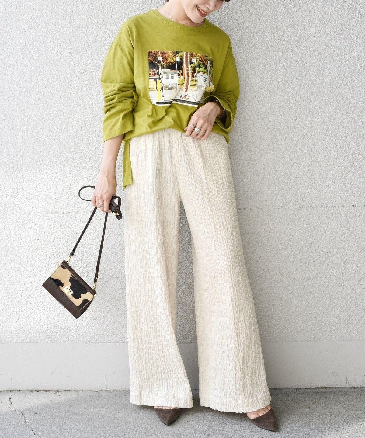 【WEB限定】シャーリングコーデュロイイージーパンツ