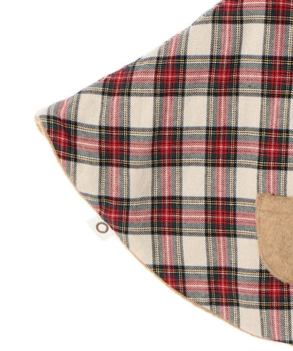 SHIPS KIDS:チェック×フリース マント