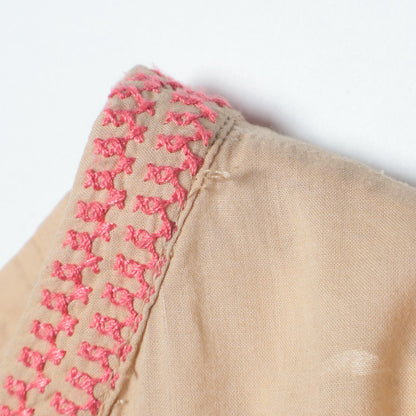 SARA MALLIKA:刺繍ギャザーワンピース