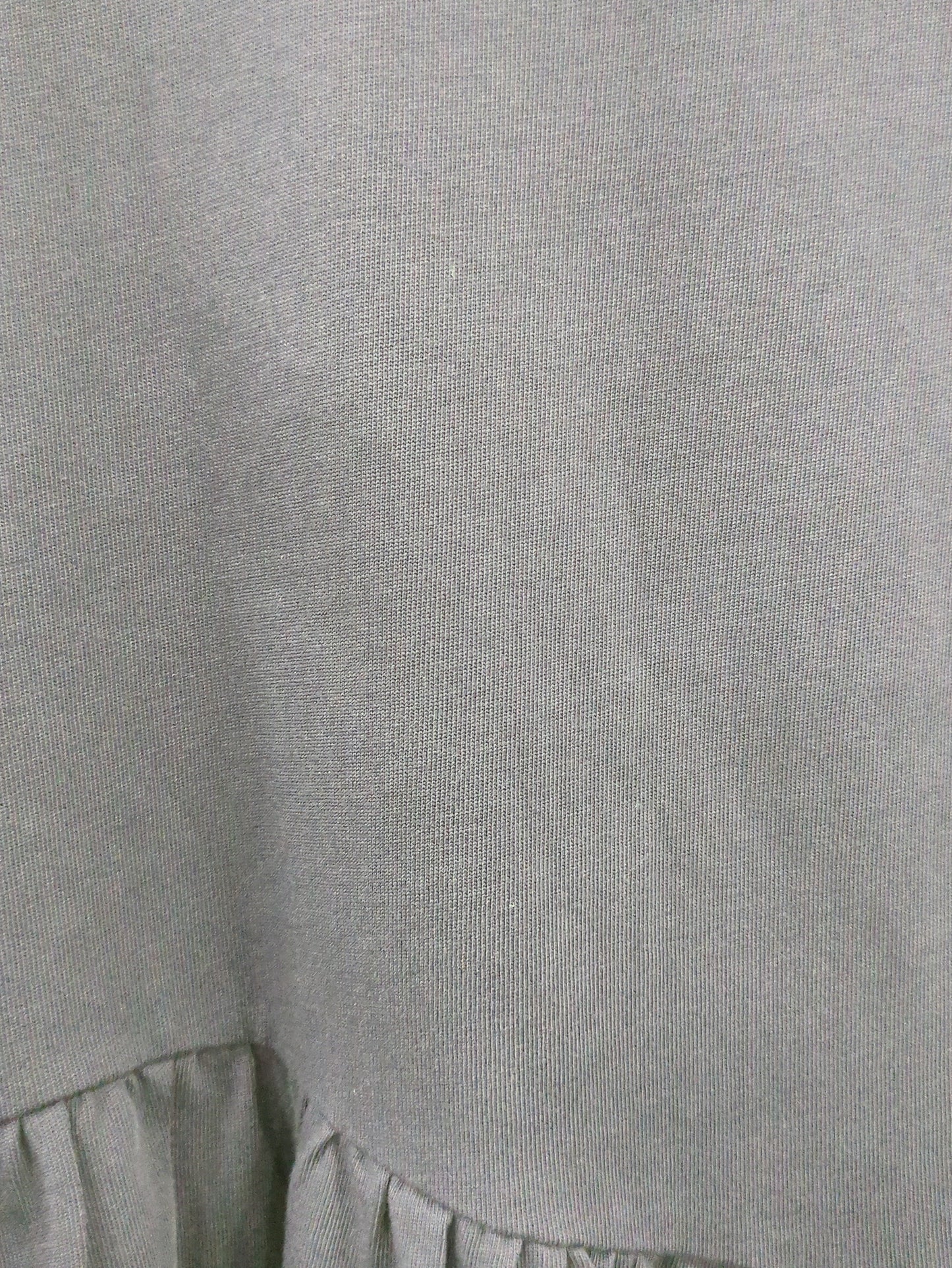 〈洗濯機可能〉コットン 天竺 ウエスト 切替 ギャザー プルオーバー