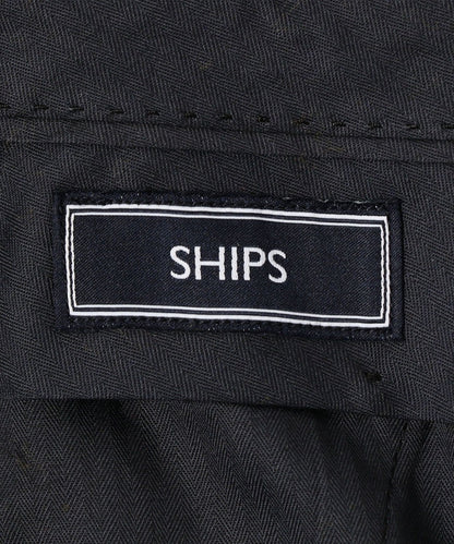 SD: 【CANONICO】ライト サキソニー ソリッドノープリーツ パンツ(ダークグレー)