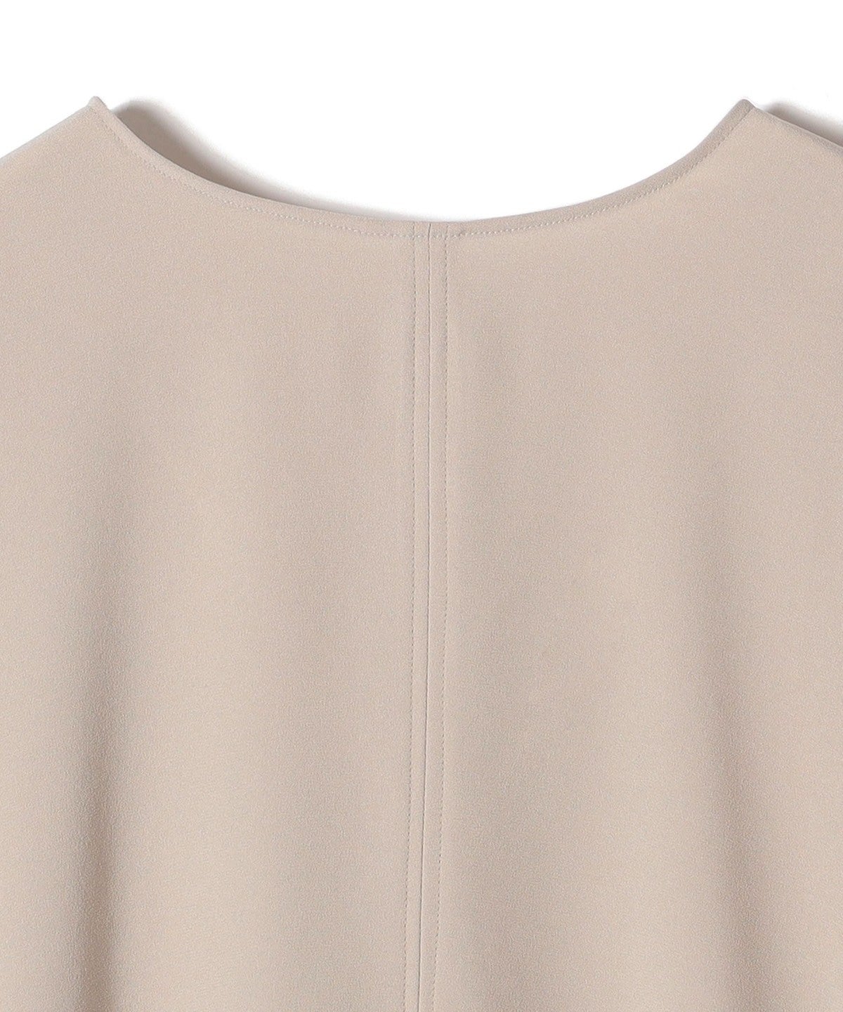〈手洗い可能〉アセテート混 バックサテン Tブラウス